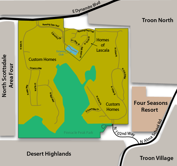 estanica real estate map