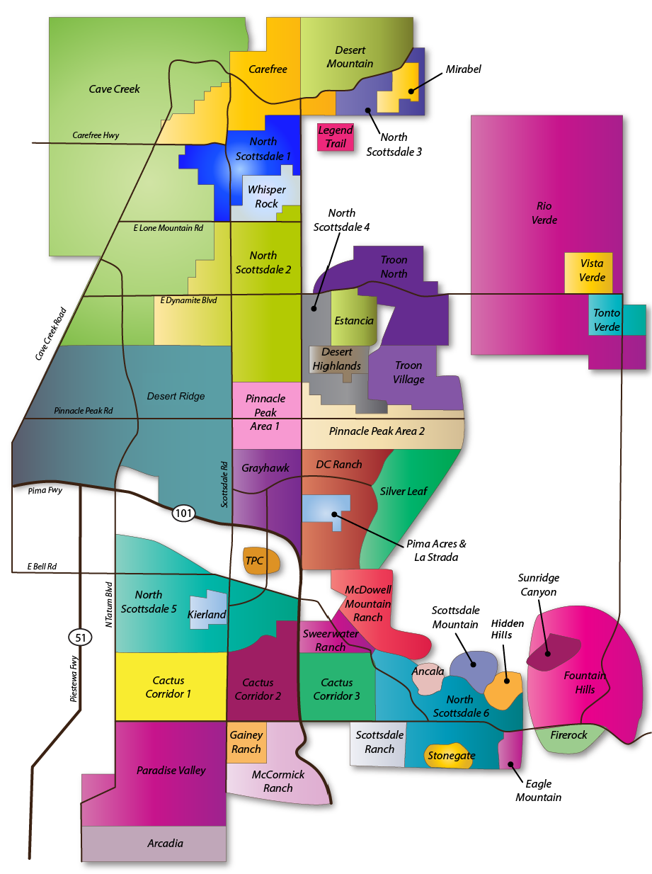 North Scottsdale Map