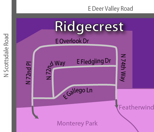 Ridgecrest Map