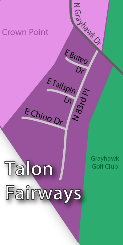 Talon Fairways Map