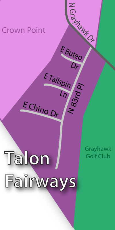 Talon Fairways Map