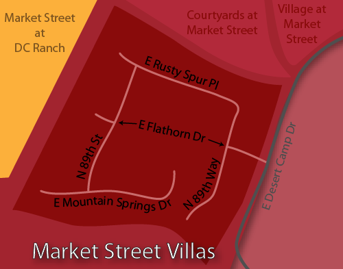 Market Street Villas Map