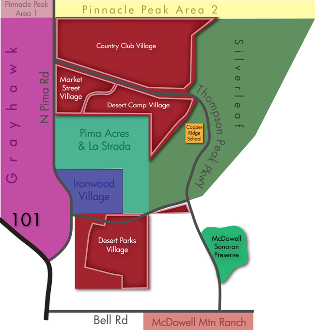 DC Ranch Real Estate Map