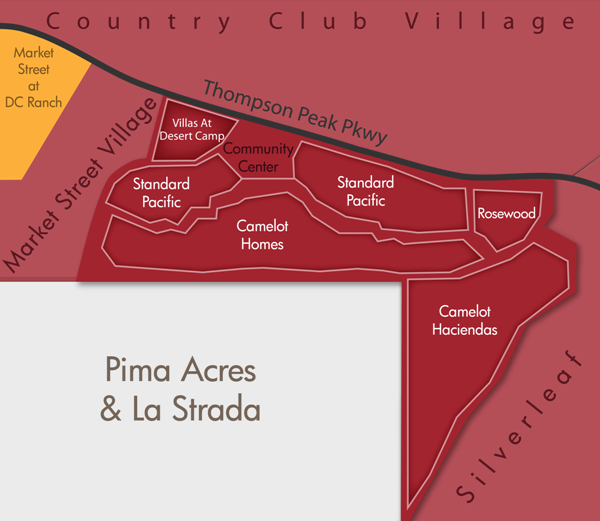 Desert Camp Village Map