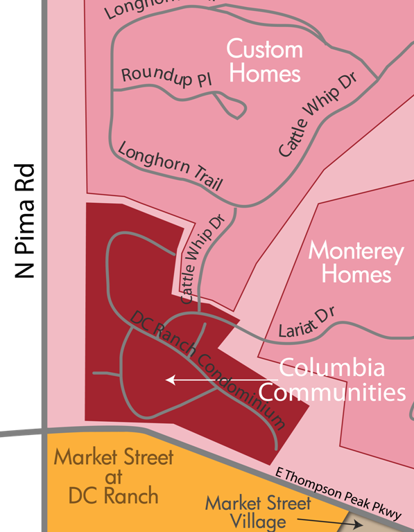 Columbia Communities Real Estate Map