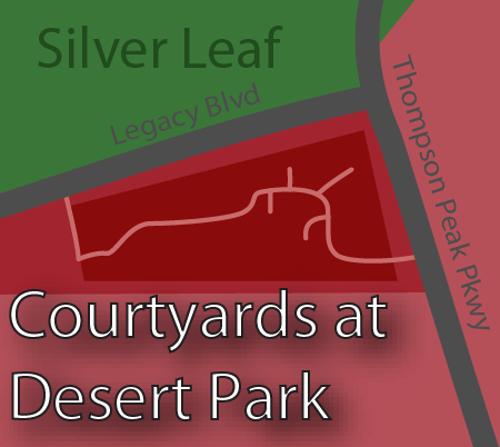 Courtyard at Desert Park Map