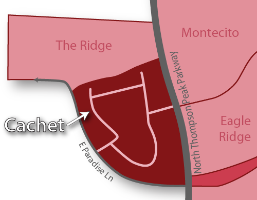 Cachet Condos Map