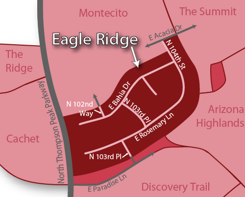 Eagle Ridge Real Estate Map