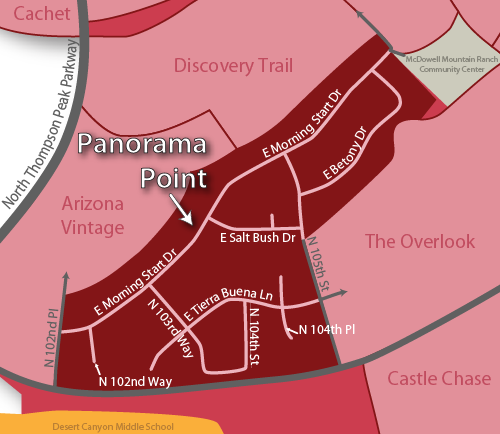 Panorama Point Real Estate Map