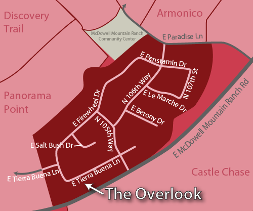 The Overlook Real Estate Map