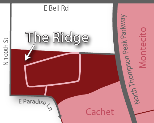 The Ridge by Cachet Map