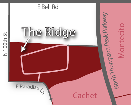 The Ridge by Cachet Map