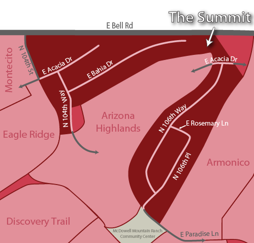 The Summit Real Estate Map