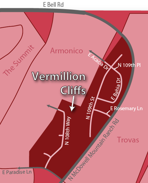 Vermillion Cliffs Real Estate Map