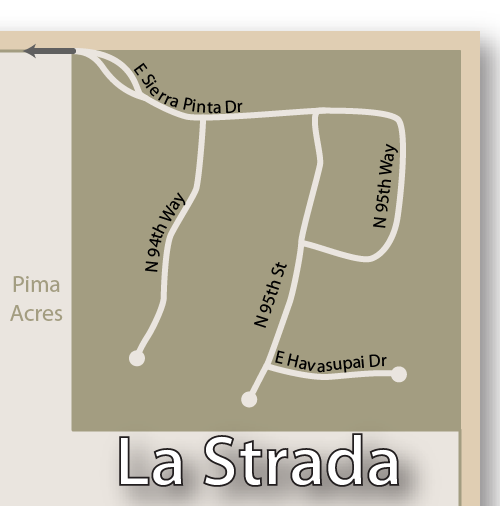 La Strada Map