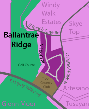 Ballantrae Ridge Real Estate Map