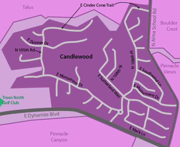 Candlewood Real Estate Map
