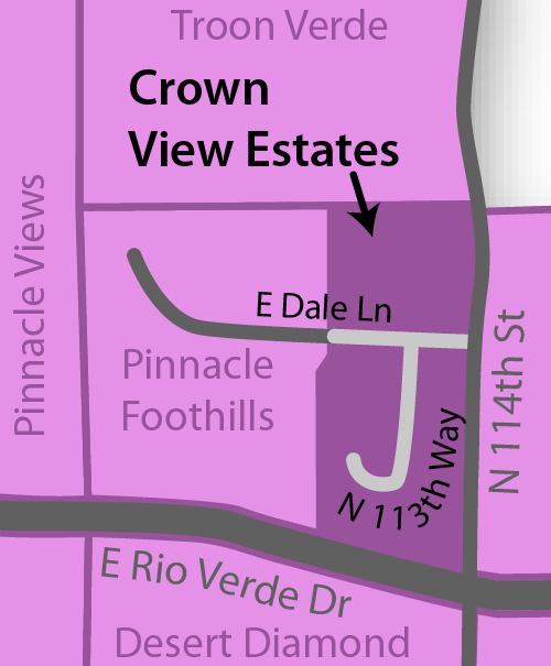 Crown View Real Estate Map