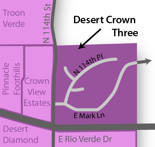 Desert Crown Three Real Estate Map