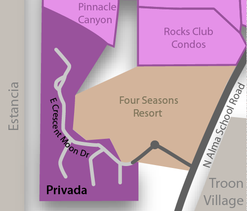Privada Real Estate Map