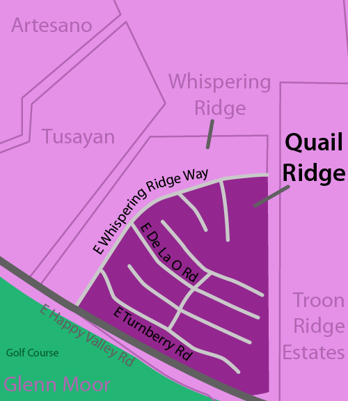 Quail Ridge Real Estate Map
