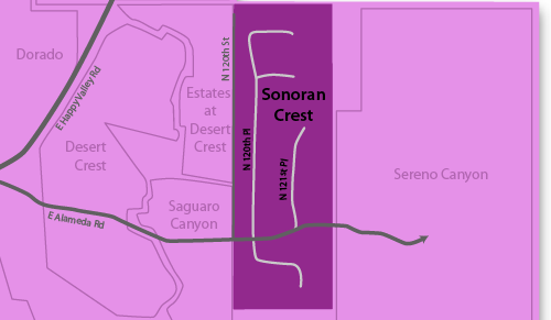 Sonoran Crest Real Estate Map
