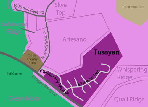 Tusayan at Troon Real Estate Map