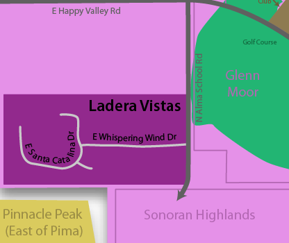 Ladera Vistas Real Estate Map
