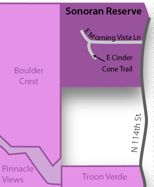 Sonoran Reserve Real Estate Map