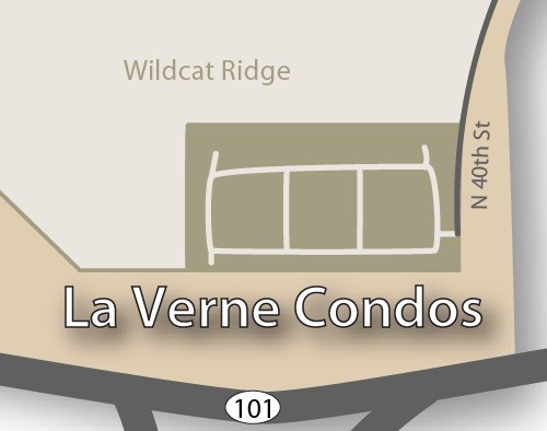Map of La Verné Desert Ridge