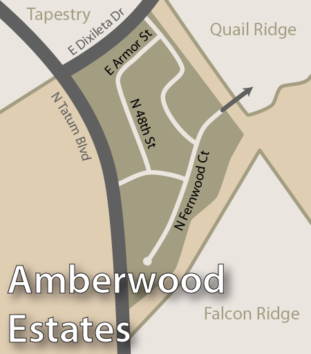 Amberwood Estates Map