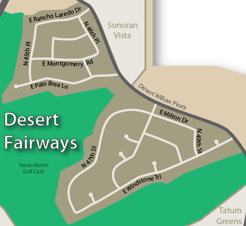 Desert Fairways Map