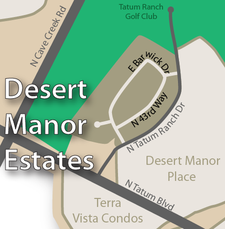 Desert Manor Estates Map