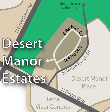 Desert Manor Estates Map