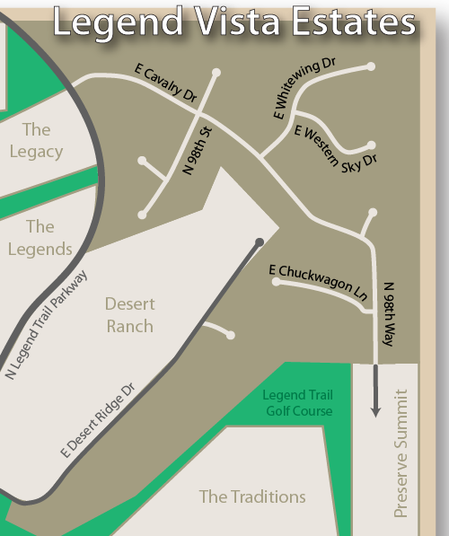 Legend Vista Estates Map