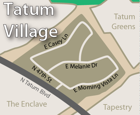 Tatum Village Map