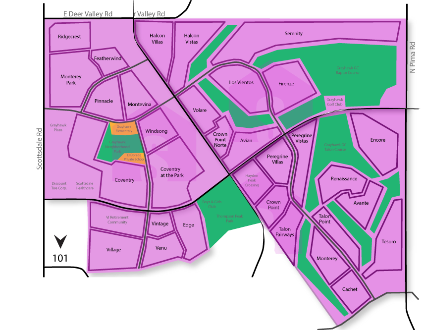 North Scottsdale Map