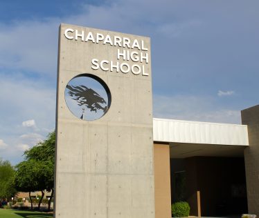 Chaparral High School Sign