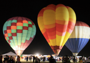 hot air balloons