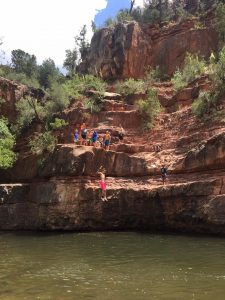 Sedona cliff jumping 