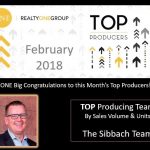 Top Selling Real Estate Team in North Scottsdale – February 2018
