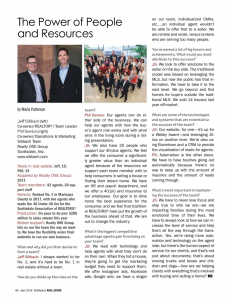 Real Estate Magazine Article - Jeff Sibbach and Phil Sexton