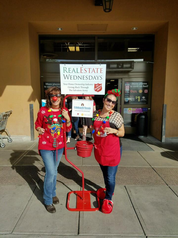 Top Realtors On Sibbach Team Ringing Kettle Bells For Salvation Army
